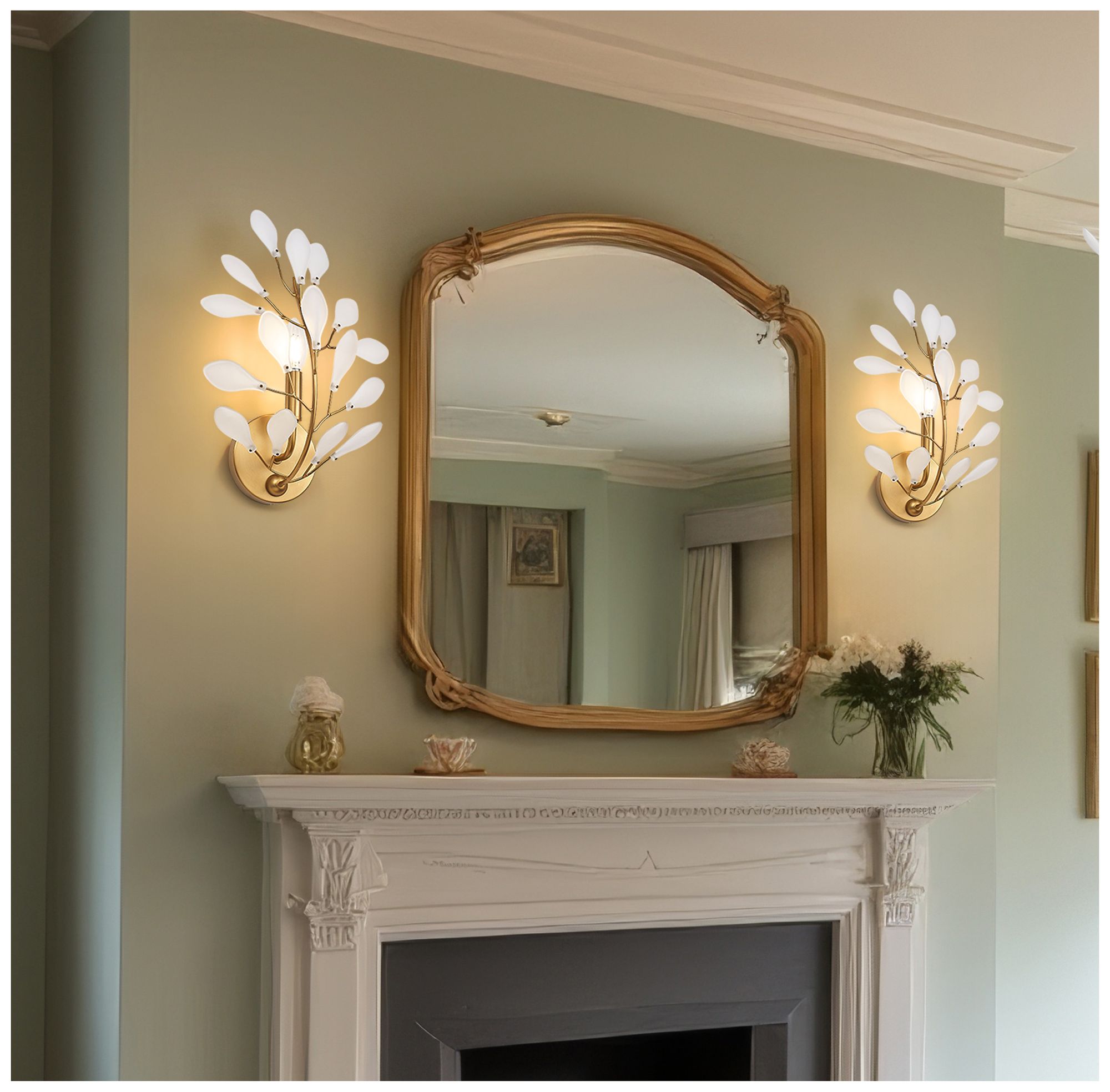 Image 3 Claudine by Z-Lite Modern Gold 1 Light Wall Sconce more views