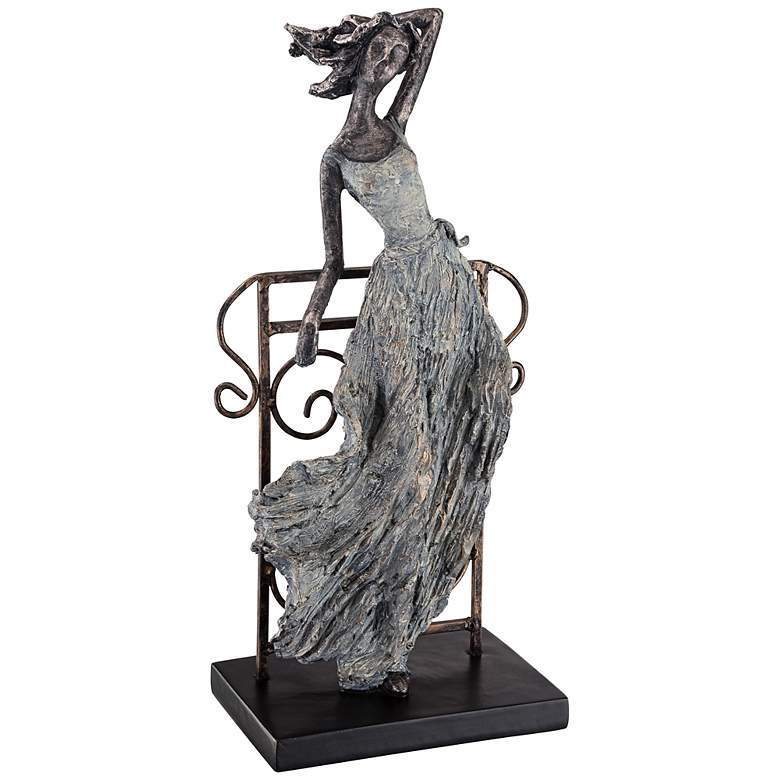 Image 1 Clavette Abstract Lady Figure 14 inch High Sculpture