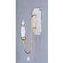 3_Claymore 1-Light 4.75" Wide Claystone/Gold Leaf Wall Sconce more views