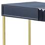 Claypool 56 3/4" Wide Blue Gold Lift Top Writing Desk in scene