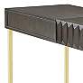 Claypool 56 3/4" Wide Walnut Gold Lift Top Writing Desk in scene