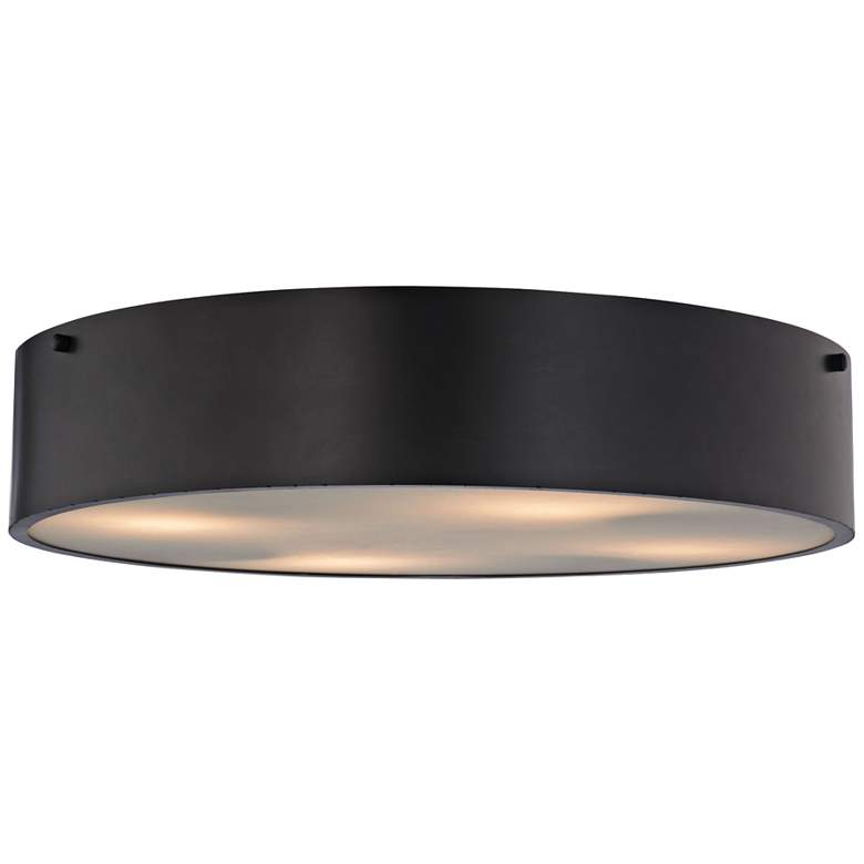 Image 1 Clayton 21" Wide Oil Rubbed Bronze 4-Light Ceiling Light