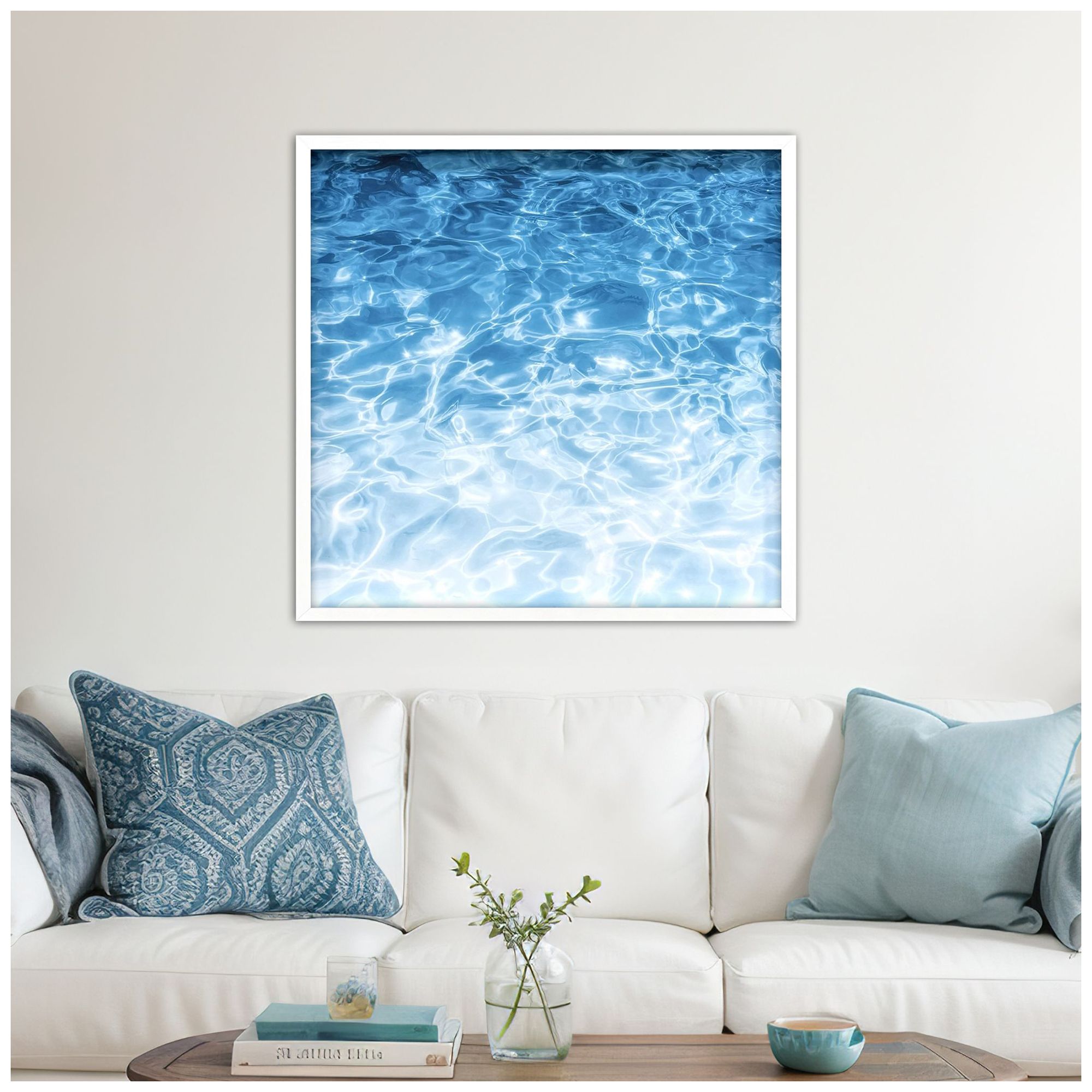 Image 4 Clean Slate 61.7" x 41.7" Hand Painted Canvas Wall Art more views