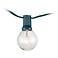 Clear 24-Bulb Green Wire 25' Holiday Party String Light