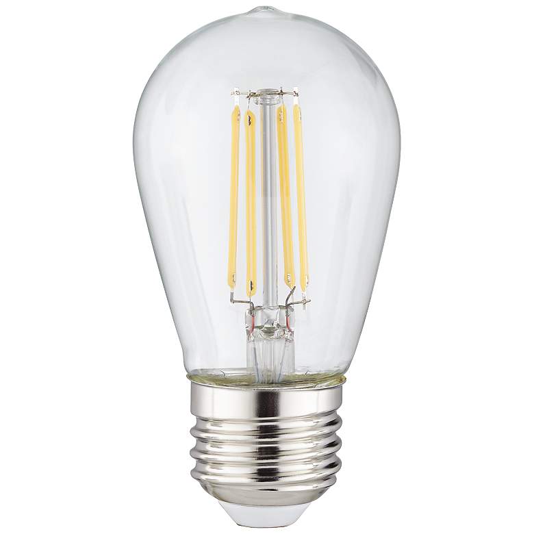 Image 1 Clear 4 Watt ST14 Dimmable LED Outdoor Party Light Bulb by Tesler