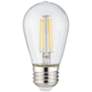 Clear 4 Watt ST14 Dimmable LED Outdoor Party Light Bulb by Tesler
