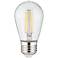 Clear 4 Watt ST14 Dimmable LED Outdoor Party Light Bulb by Tesler