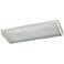 Clear Acrylic Utility Light 24" Wide Ceiling Fixture
