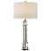 Clear Crystal Column Table Lamp