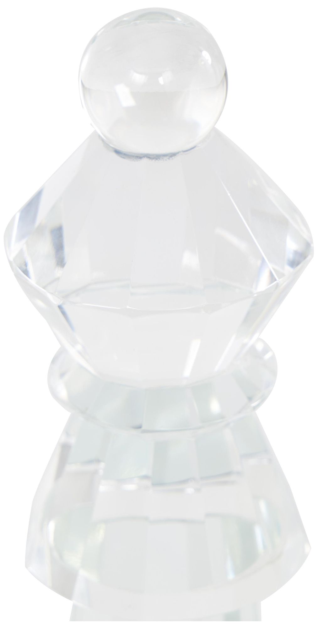 Image 3 Clear Crystal Contemporary Bookends, S/2 4"W, 10"H more views