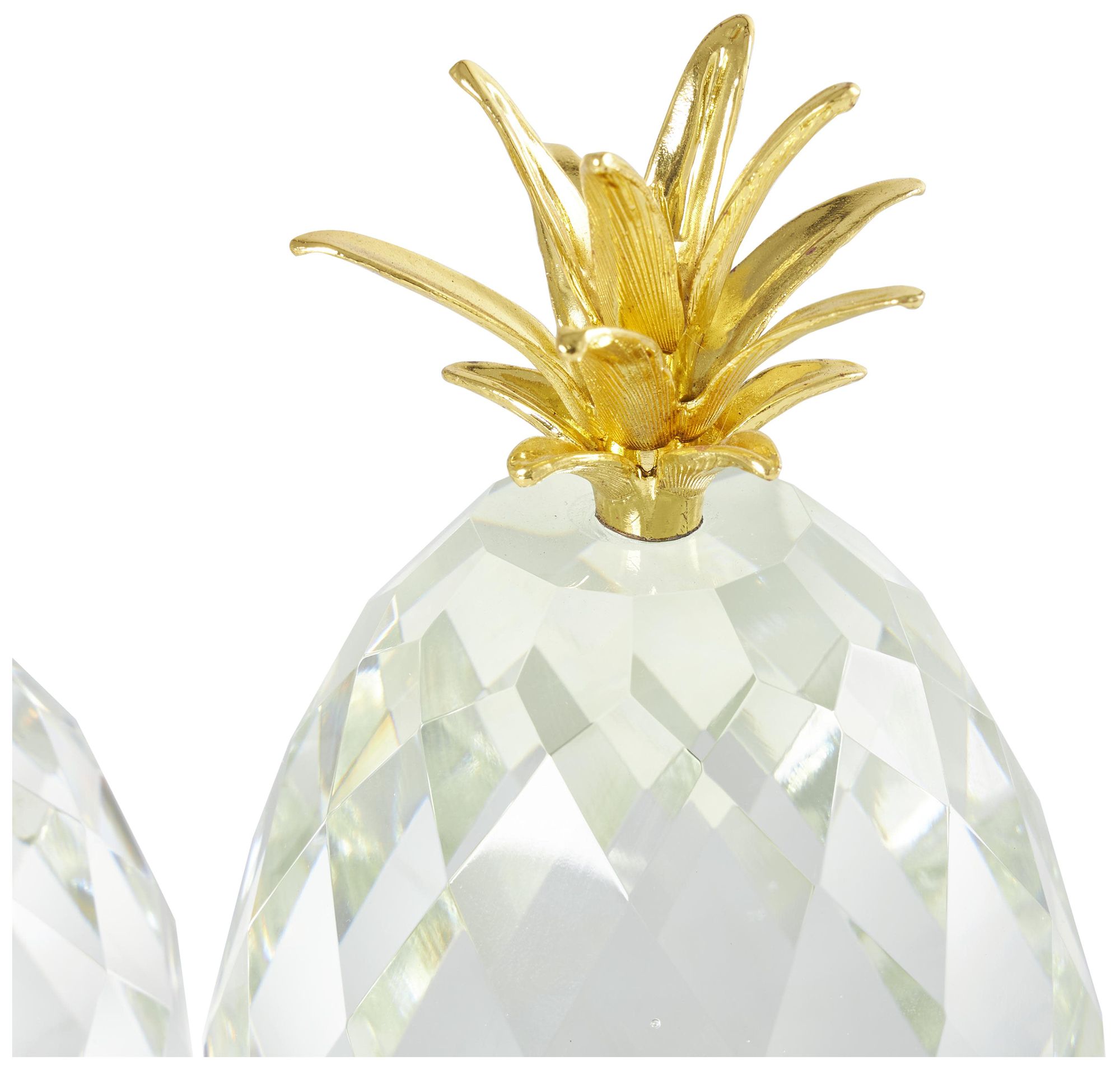 Image 4 Clear Crystal Contemporary Sculpture, S/3 7", 7", 5"H more views