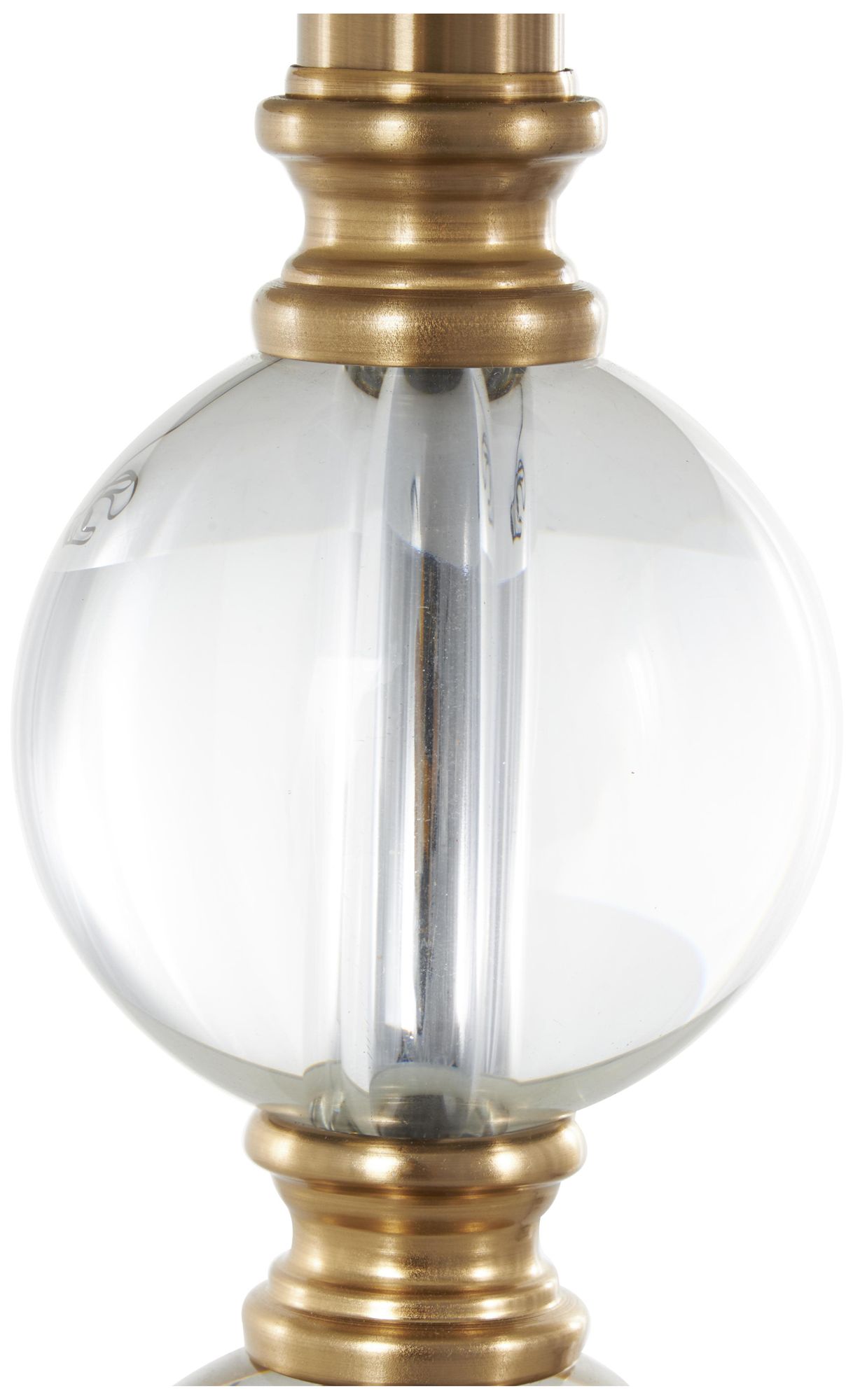 Thumbnail4 of Clear Crystal Glam Table Lamp, 14" x 14" x 25" more views