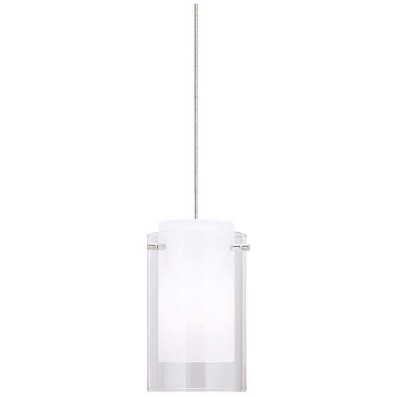 Image 1 Clear Echo Satin Nickel Tech Lighting Mini Pendant