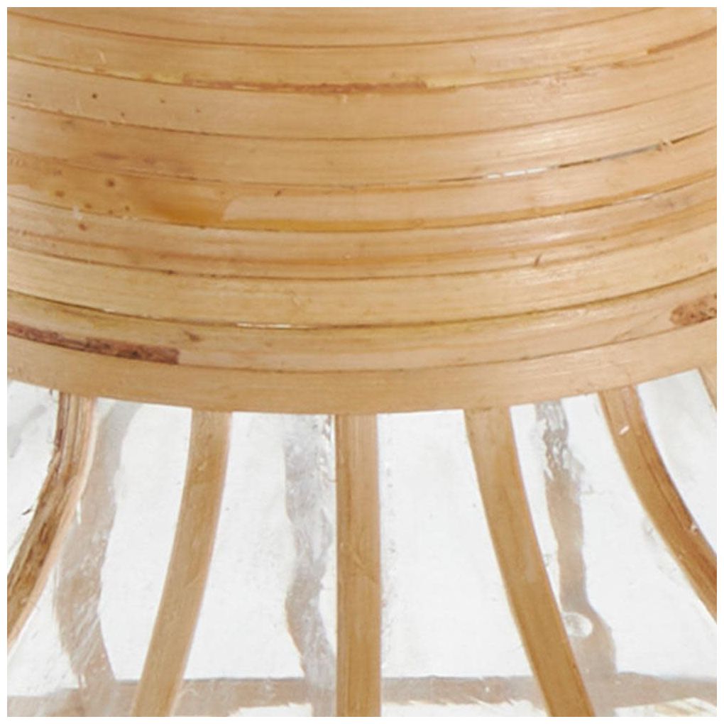 Clear Glass Bohemian Vase, S/2 15", 13"H