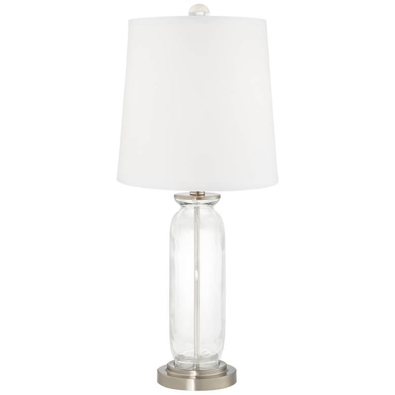 Image 4 Clear Glass Carrie Table Lamp Set of 2 with Dimmers more views