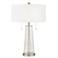 Clear Glass Fillable Peggy Glass Table Lamp
