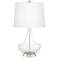 Clear Glass Gillan Glass Table Lamp with Dimmer