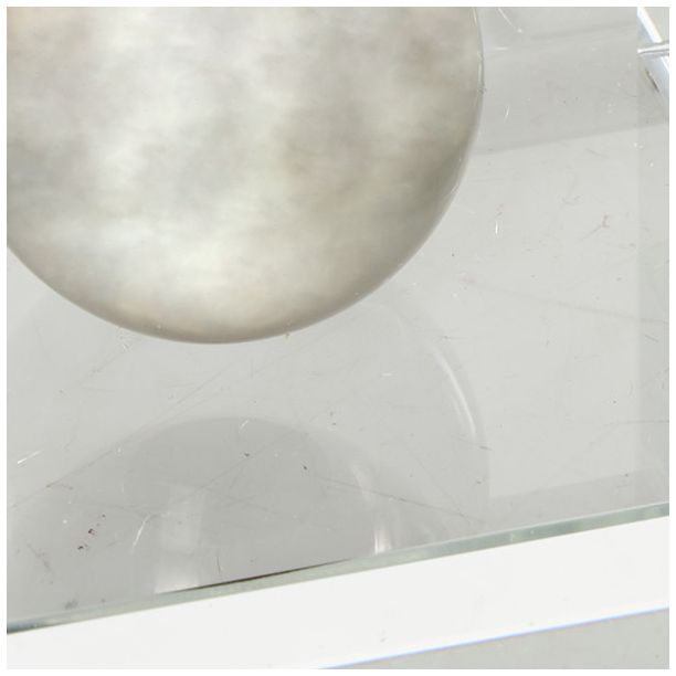 Clear Glass Glam Bookends, S/2 5"W, 8"H