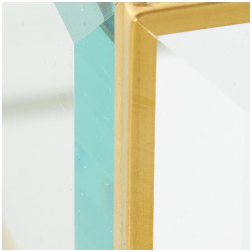 Clear Glass Glam Jewelry Box, S/2 12", 9"W