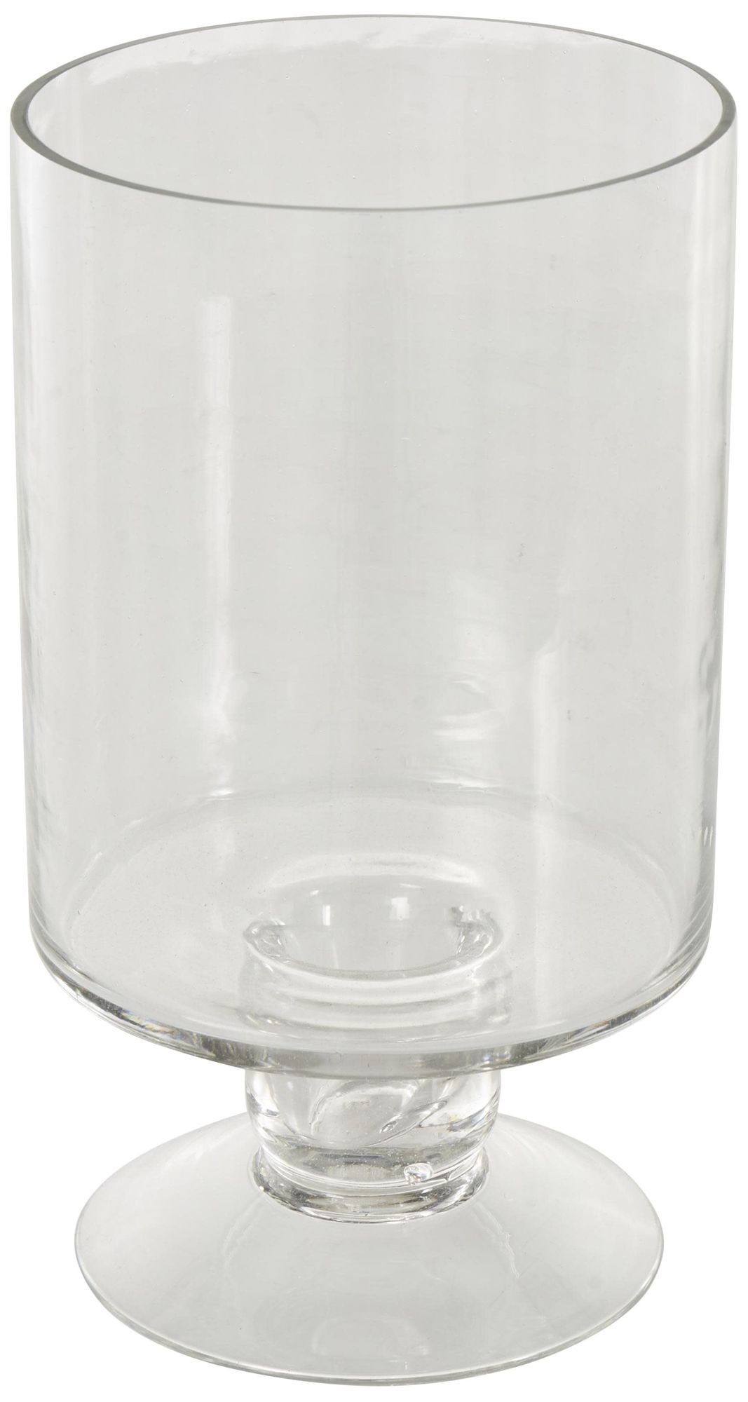 Image 5 Clear Glass Modern Candle Holder, 5" x 5 more views