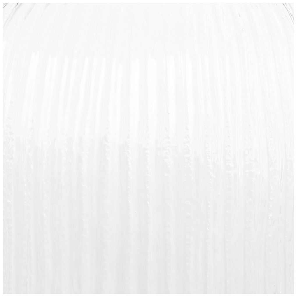 Clear Glass Modern Vase, 7" x 7" x 14"