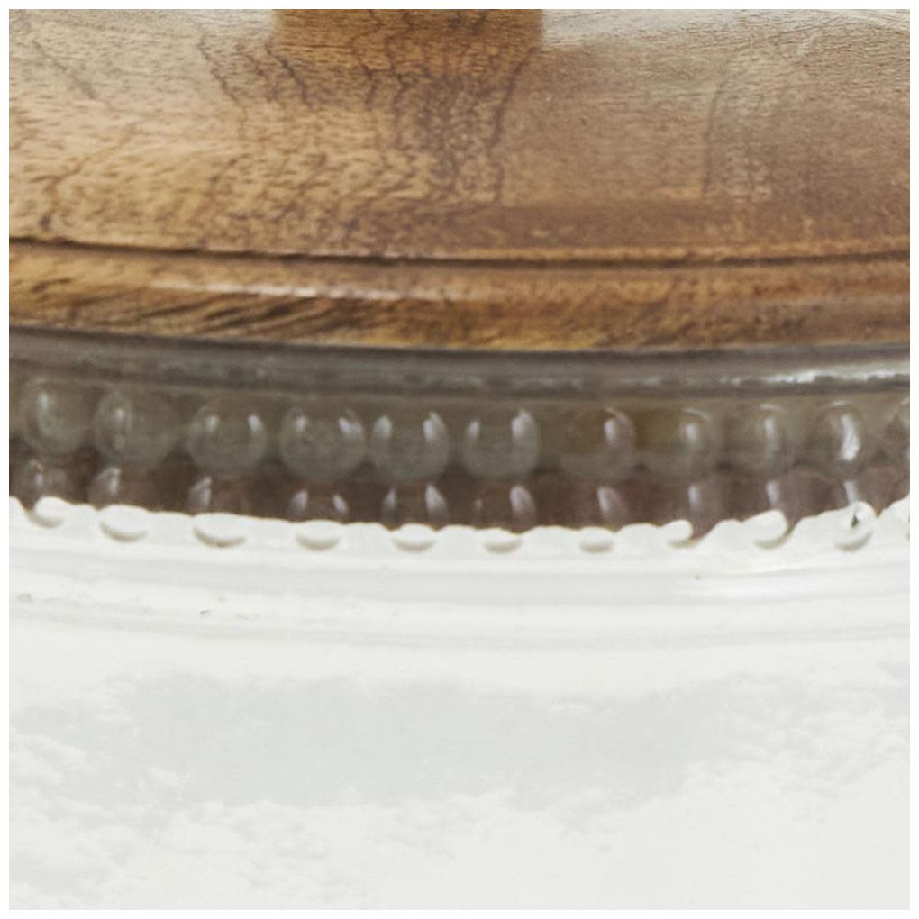 Clear Glass Natural Decorative Jars, S/2 8", 7"H