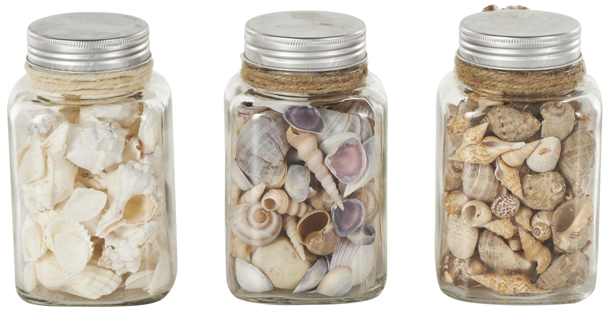 Image 2 Clear Glass Nautical Orbs & Vase Filler, S/3 3"W, 6"H