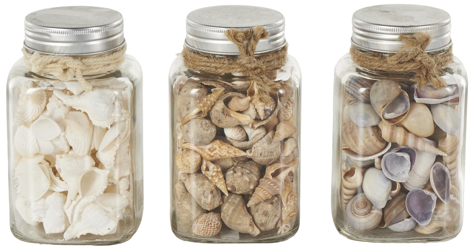 Image 5 Clear Glass Nautical Orbs & Vase Filler, S/3 3"W, 6"H more views