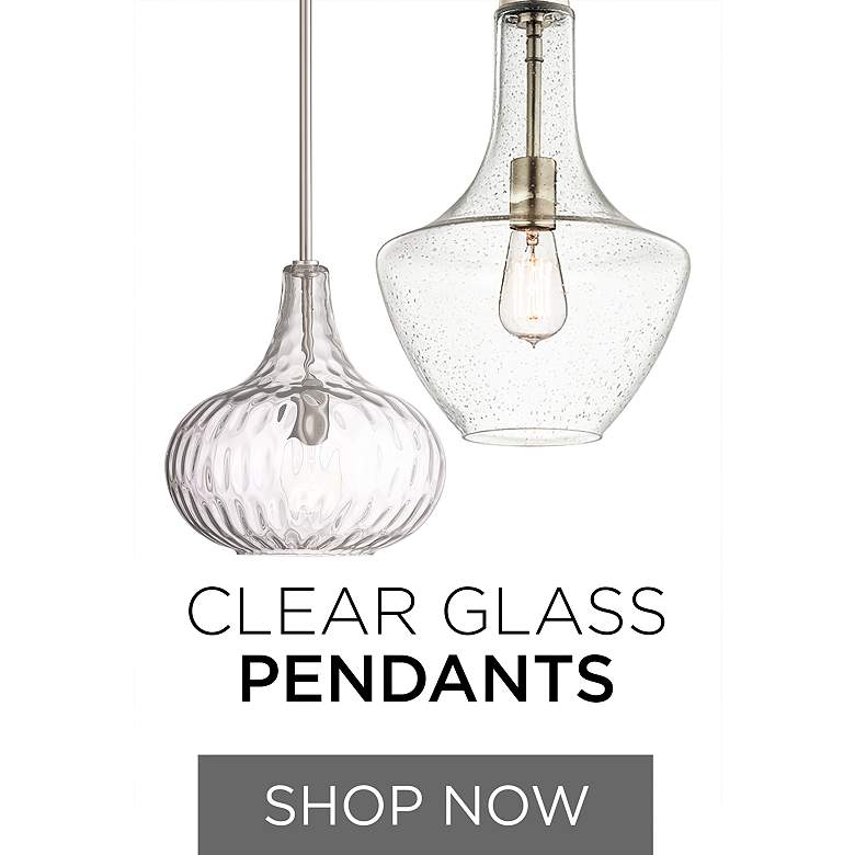 Image 1 Clear Glass Pendants