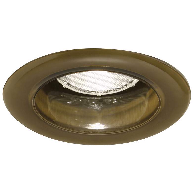 Image 1 Clear Gray Effetre Glass 6 inch Recessed Trim