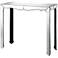 Clear Mirror Console Table