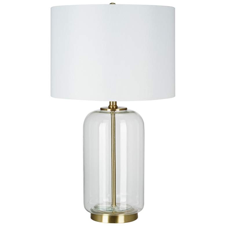 Image 1 Clear Smooth Glass LED Table Lamp