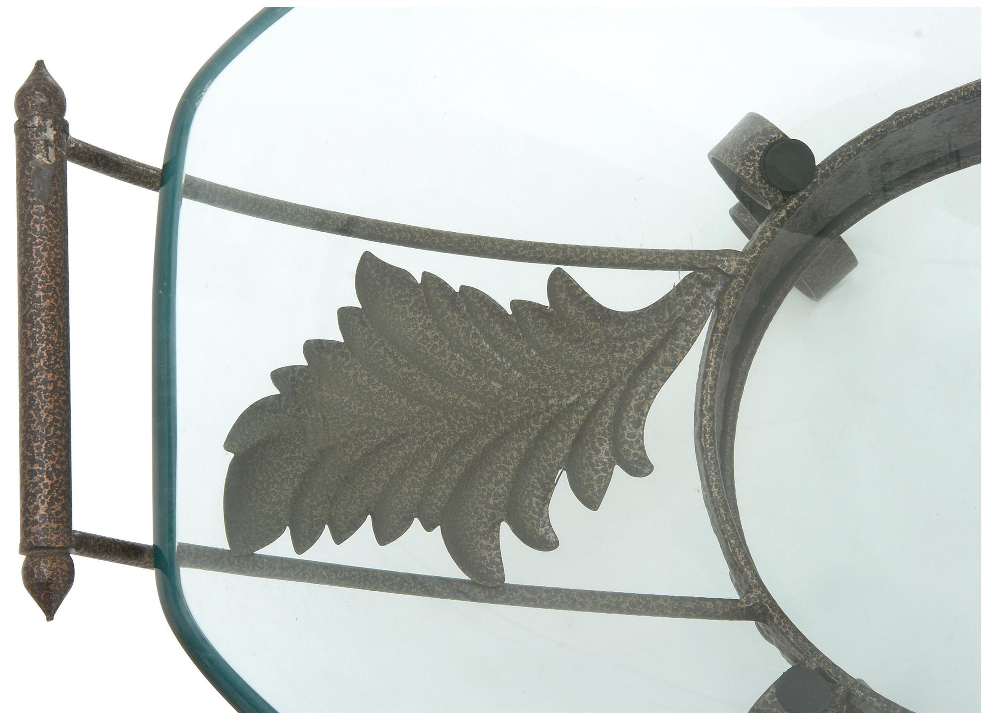 Image 2 Clear Tempered Glass Traditional Serving Bowl, 23" x 14" x 10" more views