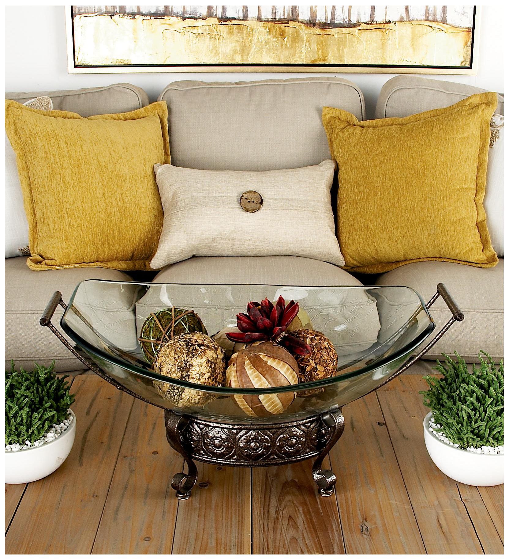 Image 3 Clear Tempered Glass Traditional Serving Bowl, 23" x 14" x 10" more views