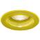 Clear Yellow Effetre Glass 6" Recessed Trim