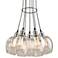 Clearwater 18"W Polish Nickel and Black Multi Light Pendant