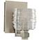 Clearwater 5" Wide Satin Nickel 1-Light Wall Sconce