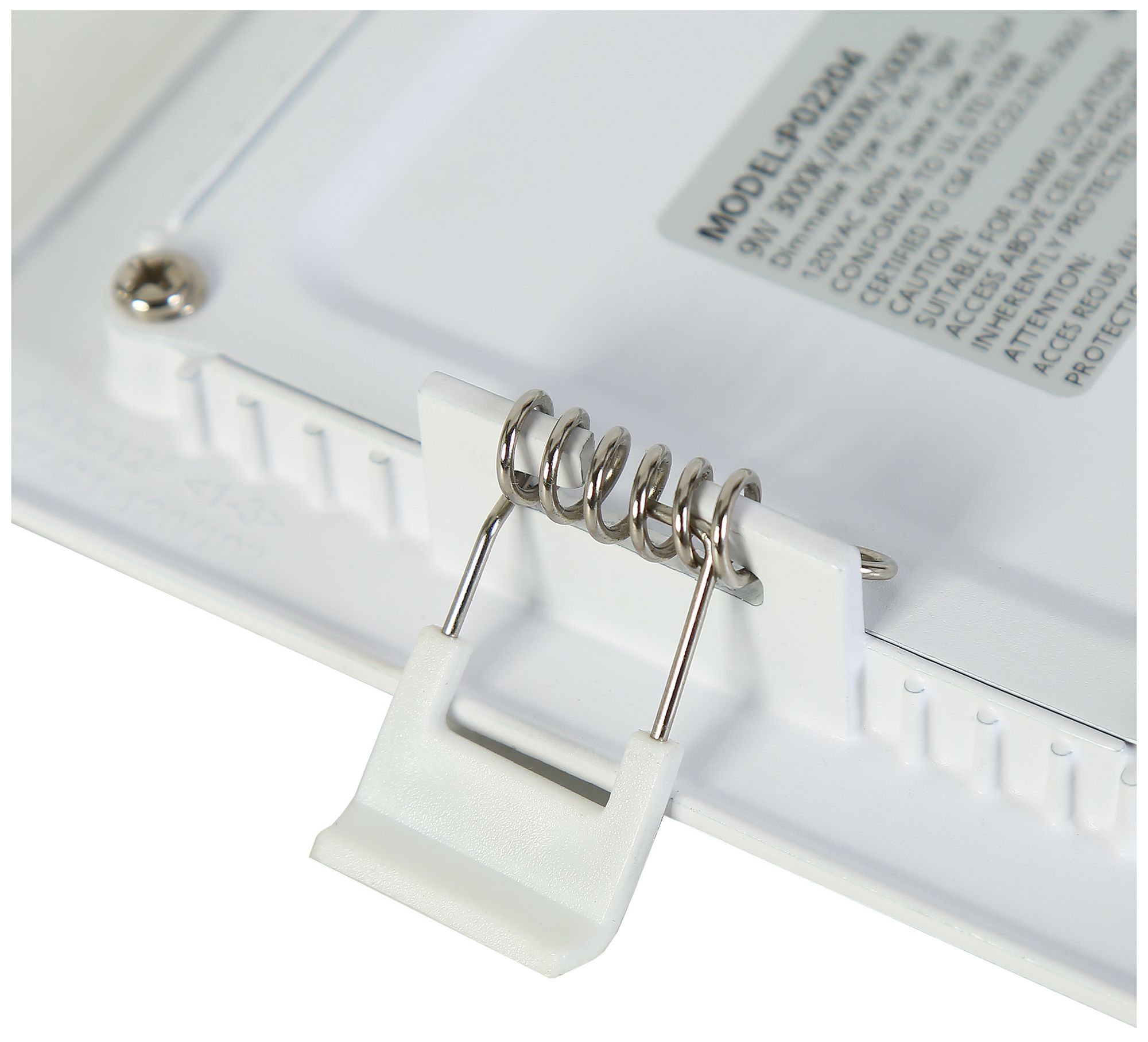 Image 5 Cledry 4.7" Wide Square LED Recessed Downlight more views