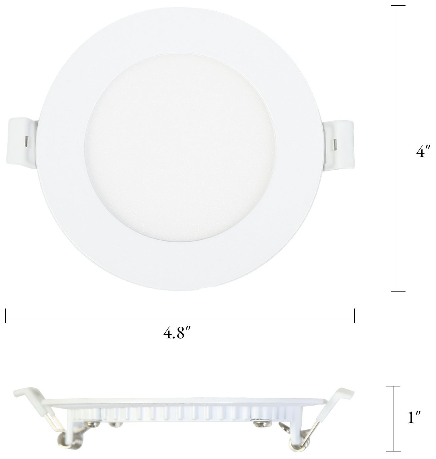 Image 2 Cledry 4.8" Wide Round LED Recessed Downlight more views