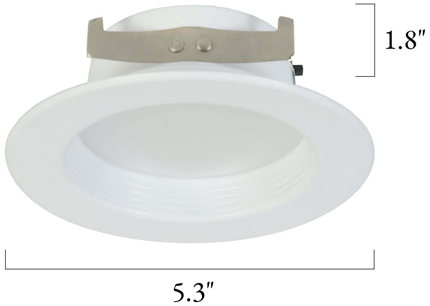 Image 2 Cledry 5.3" Wide Round LED Recessed Downlight more views