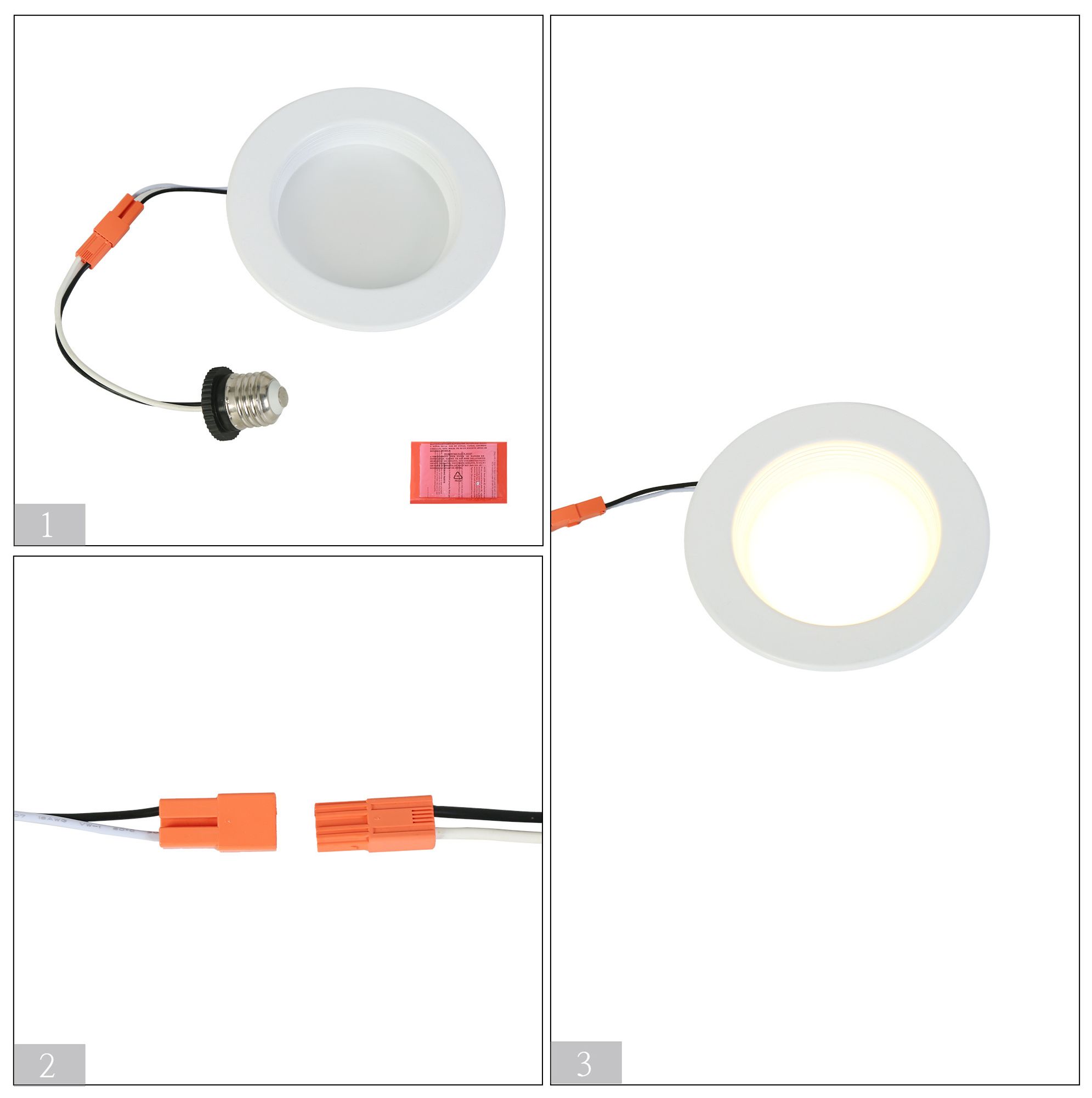 Cledry 5.3" Wide Round LED Recessed Downlight
