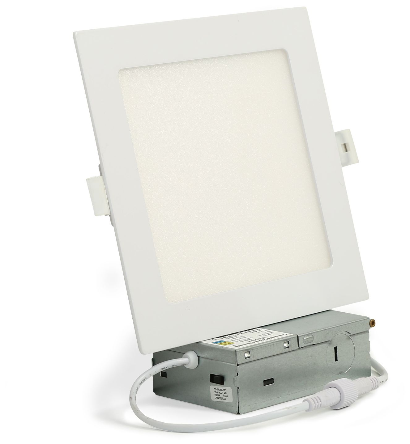 Image 2 Cledry 6.7" Wide Square LED Recessed Downlight more views