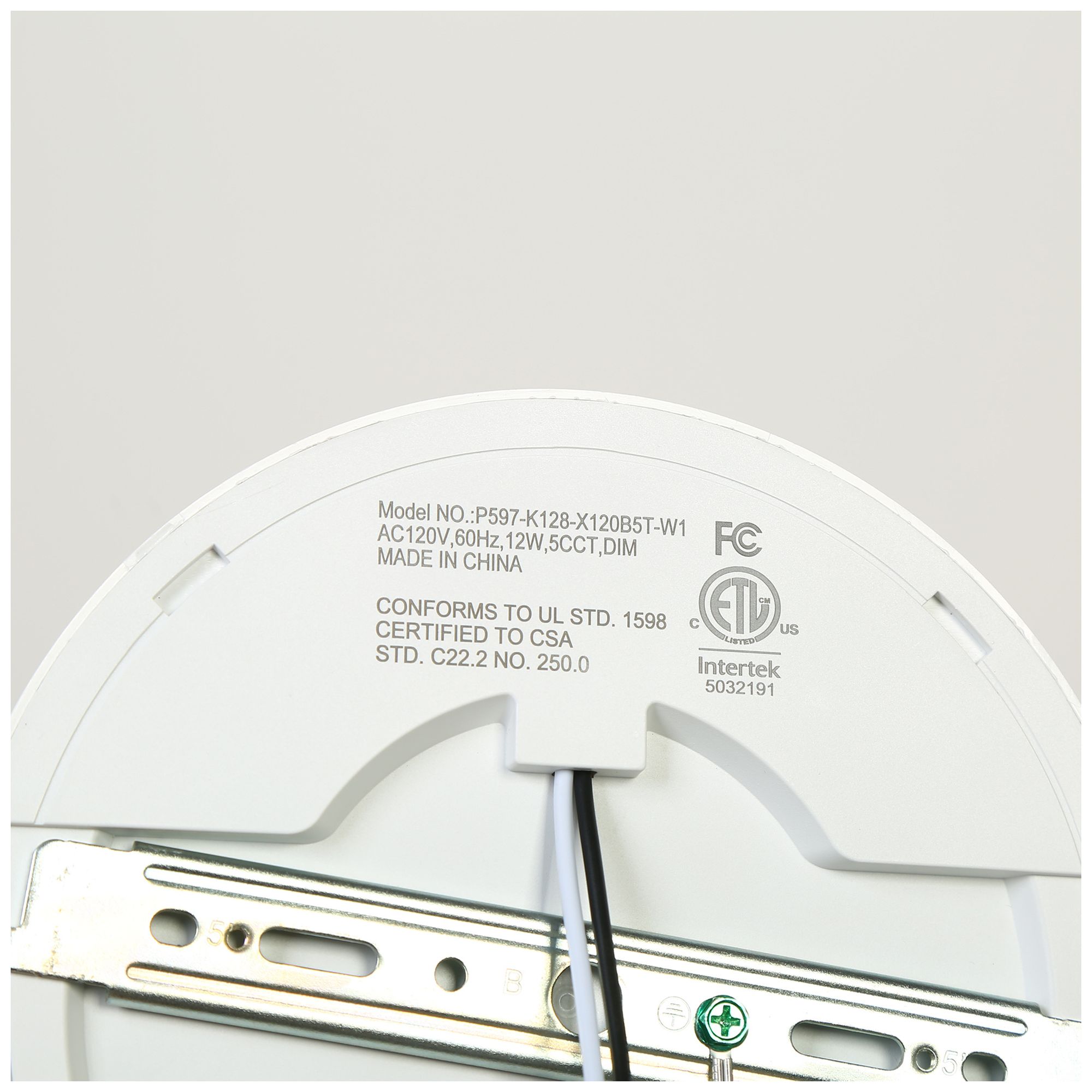 Image 3 Cledry 7" LED Round White Panel Light more views