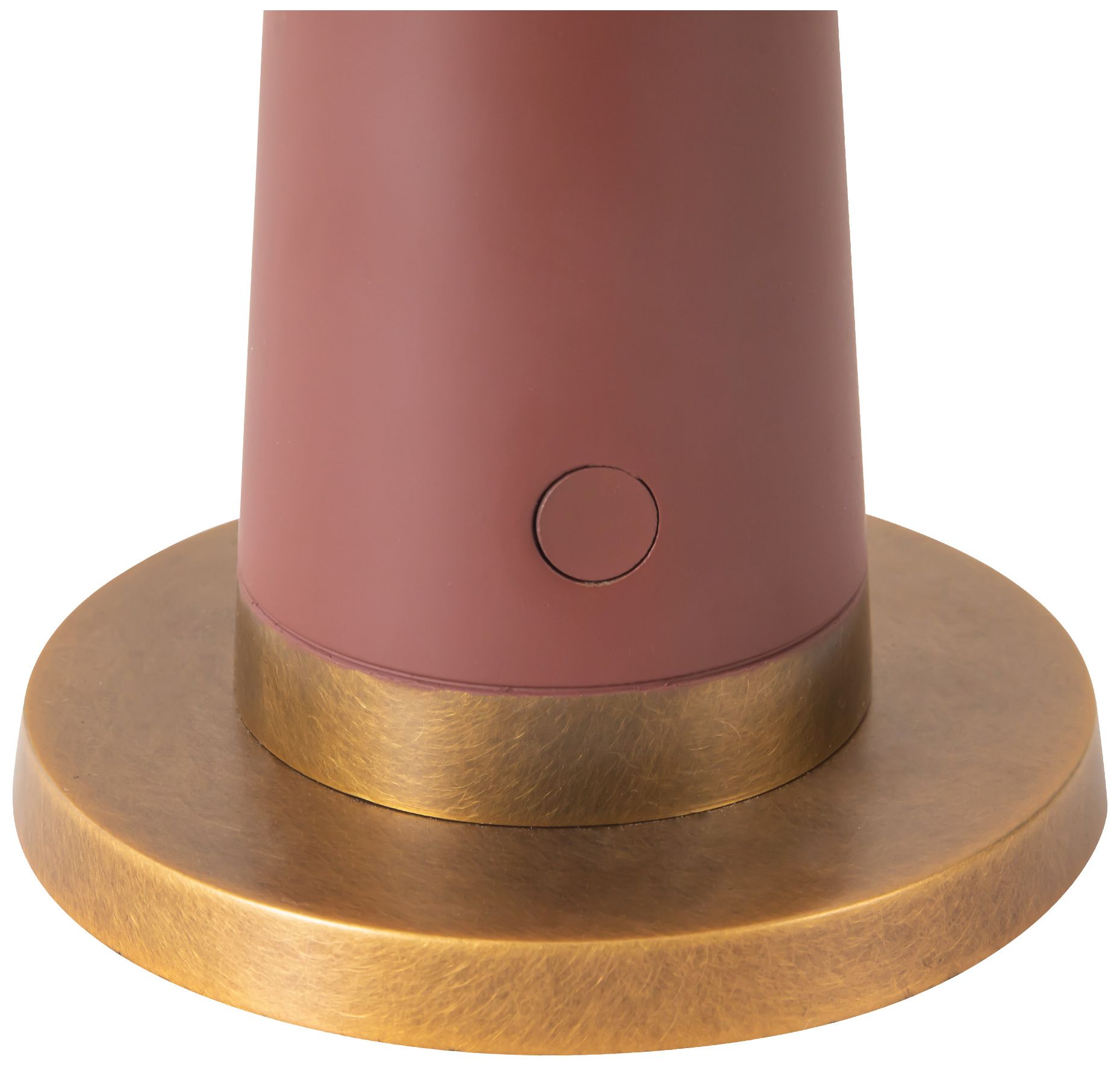 Image 7 Clemence 11-in Burgundy dimmable LED Table Lamp more views