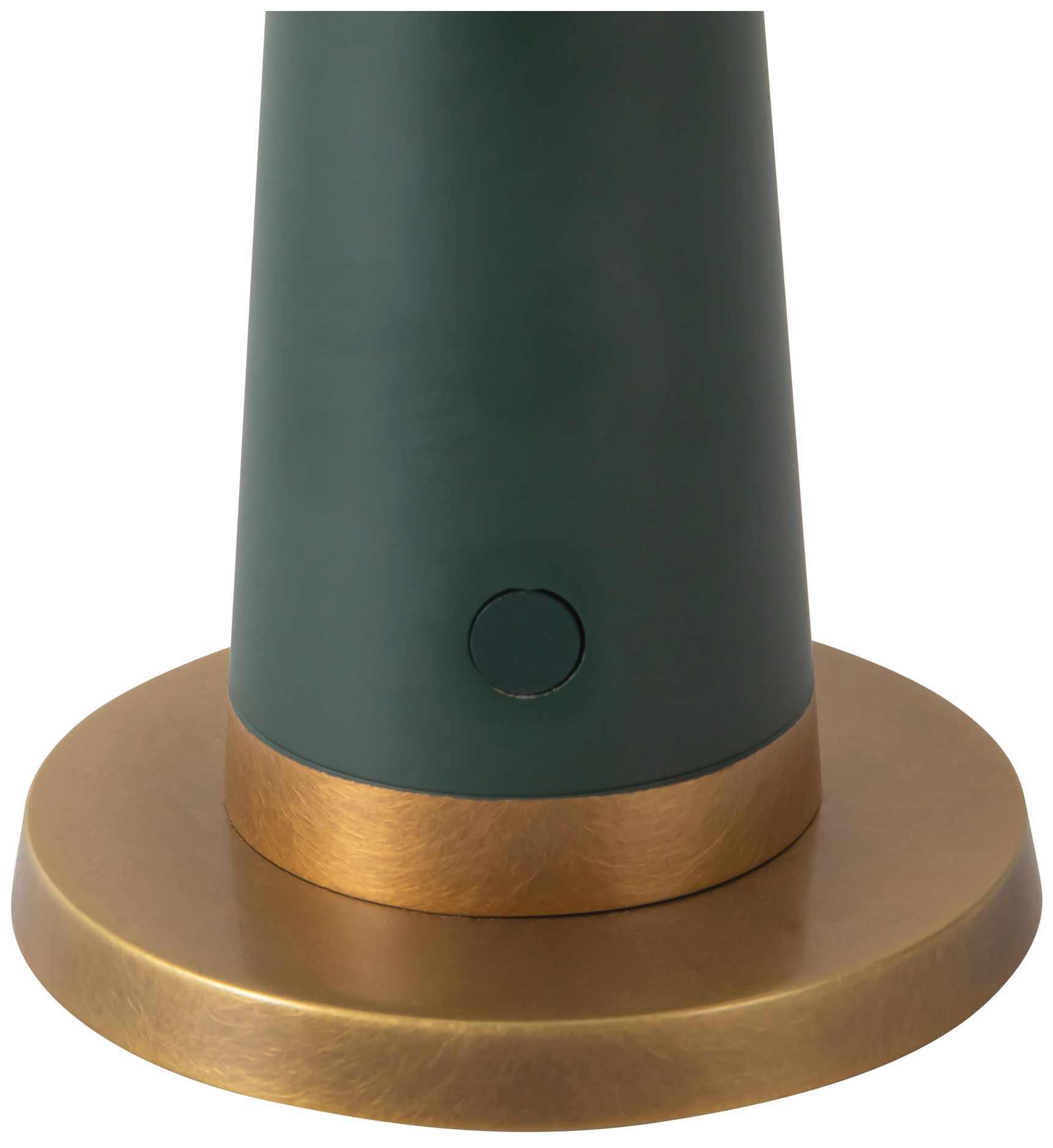 Image 7 Clemence 11-in Pine Green dimmable LED Table Lamp more views