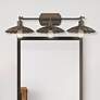 2_Clemence 31" Wide Dark Rust 3-Light Bath Light