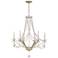 Clemence 6-Light 27" Wide Gold Scavo Chandelier