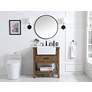 5_Clement 30" Wide Driftwood Single Sink Bathroom Vanity more views