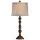 Clement Brown Candlestick Table Lamp