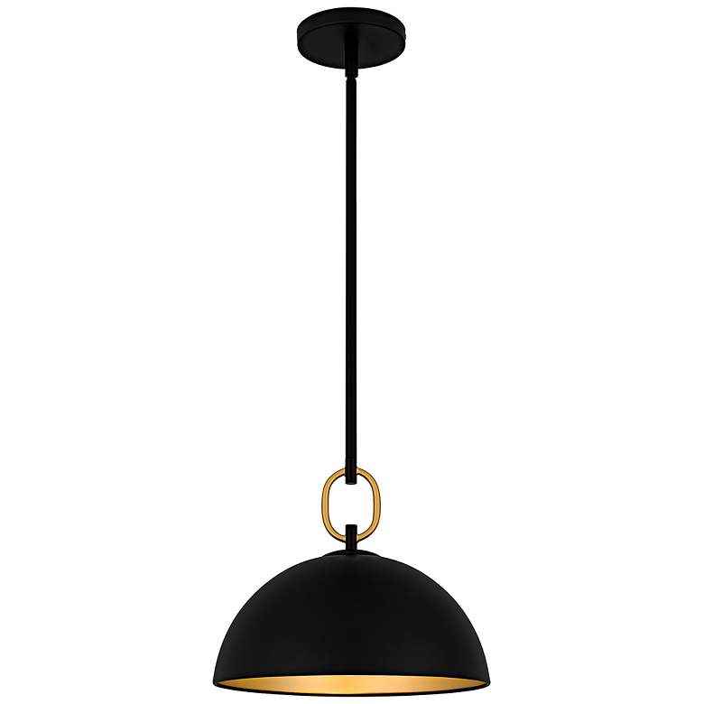 Image 1 Cleo 1-Light Matte Black Pendant